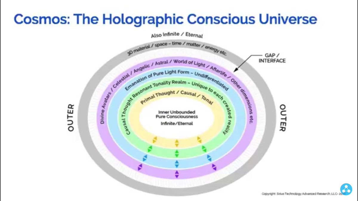 We live in a conscious fractal hologram, where all points in space and time are connected and within every point of space, you can find the entirety of existence.