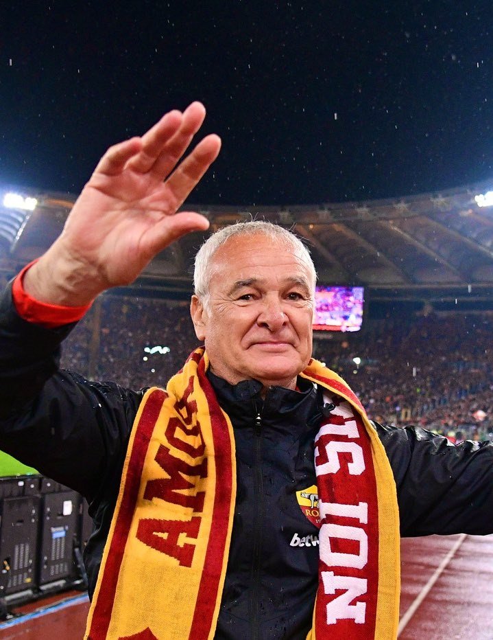 Don Claudio Ranieri, decirle GRACIAS INFINITAS, aunque nunca lea este post, gracias por nuevamente decir presente cuando más lo necesitábamos, -4 del descenso cuando usted llegó. Es usted representación del Romanismo. Disfrute su más que merecido retiro. Cuanto le estimo 🟡🔴