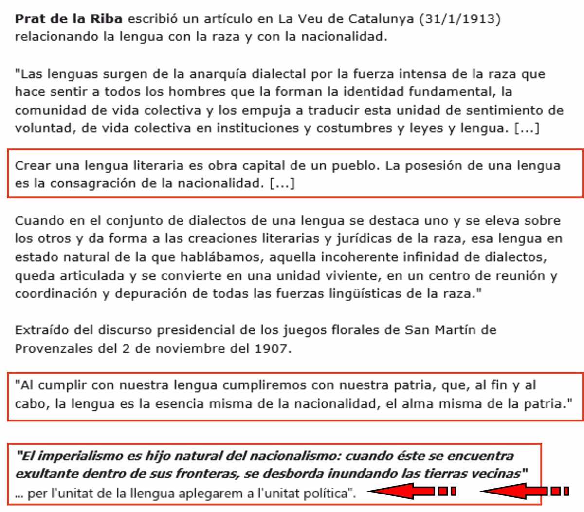 #ElsFASCISTESpaisoscatalans
El pancatalanisme es un moviment que portem arrastrant des de els inicis del sigle XX, a on els nacionalismes imperialistes arrasaven en Europa i que els catalans no han sabut superar, com si varen fer els alemans en la Gran Alemania.
🤮🤮🤮