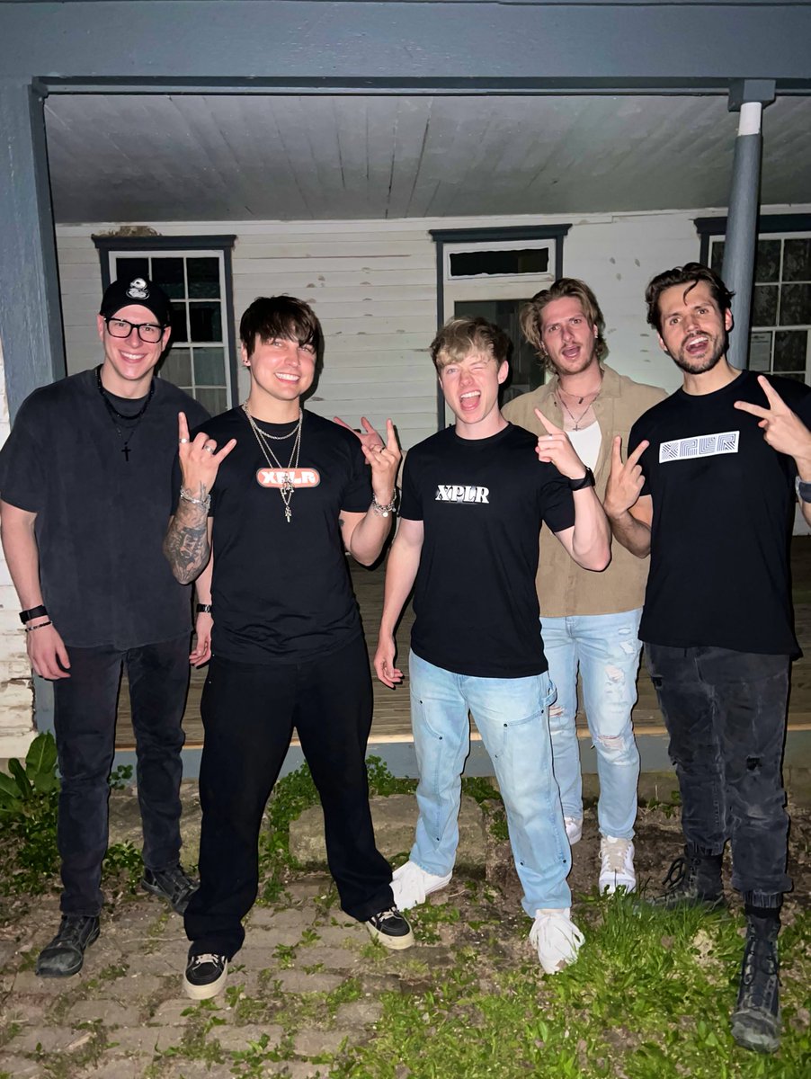 SamandColby's tweet photo. sorry we’re late, just got done with one of the most intense investigations of our lives 

but speaking of, we have a 2 hour movie OUT NOW. we stayed at 3 of the most haunted airbnbs in America , with 3 different collabs, go watch now ! https://t.co/r6CqUMZXI7