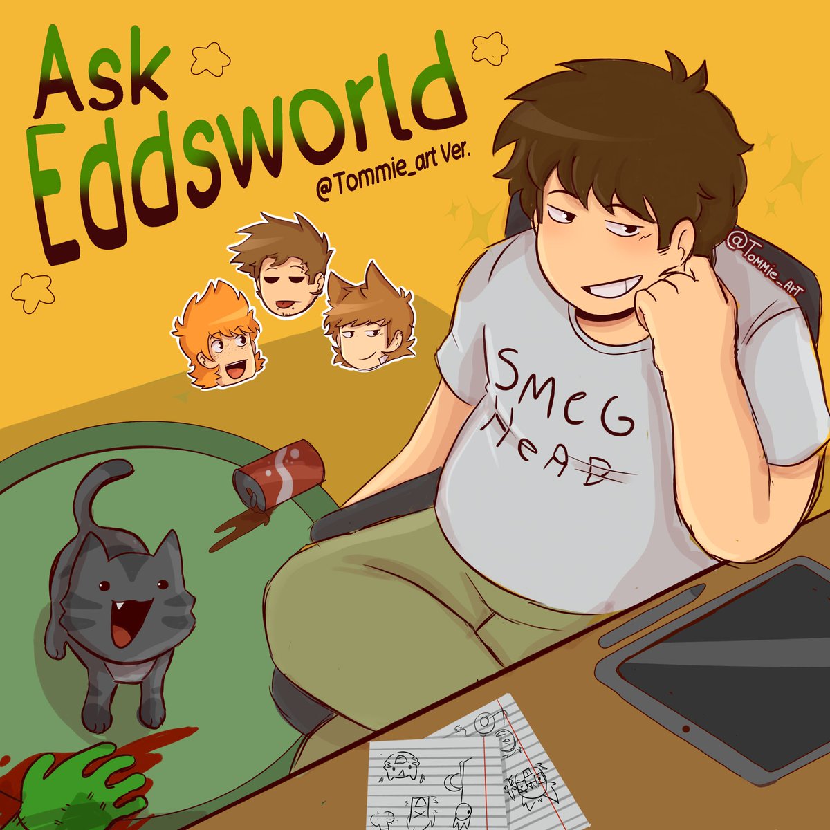 tommie_art's tweet image. ⭐ Ask Eddsworld!
Where you can ask your favorites Eddsworld characters questions! 

askeddsworld.straw.page

Rules and Explanation below! ⬇️