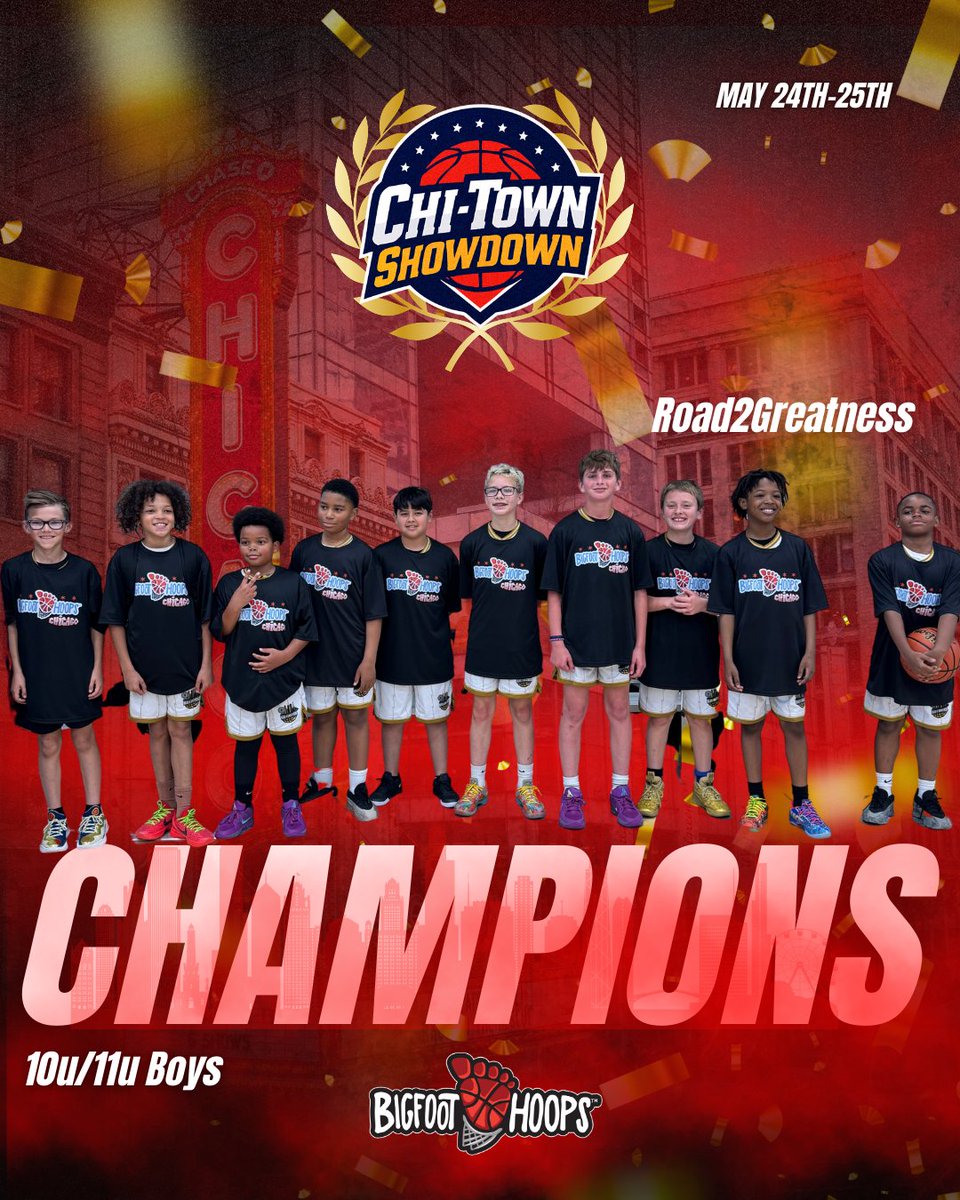 Bigfoot Hoops (@bigfoothoops) on Twitter photo Chi-Town Showdown Champions | Road2Greatness👏
#bigfoothoops #wherehistoryismade
<a href="/r2gbasketball/">Road 2 Greatness Basketball</a> Chi-Town Showdown Champions | Road2Greatness👏
#bigfoothoops #wherehistoryismade
<a href="/r2gbasketball/">Road 2 Greatness Basketball</a>