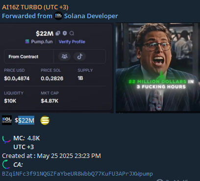 MMihalko11965's tweet photo. #$22M
 did over 29x from the dip 

BZqiNFc3f91NQGZFaYbeUR8WbbQ77KuFU3APrJXWpump

This call we made in private channel

🔹 Join TG: https://t.co/CkWRVQ5FsJ
🔹 https://t.co/4wr0Jj8xrk

#Solana #ETH #BNB #MemeCoin #TurboX #TurboXBot #TurboXTradingBot https://t.co/g6K0bDjBgG