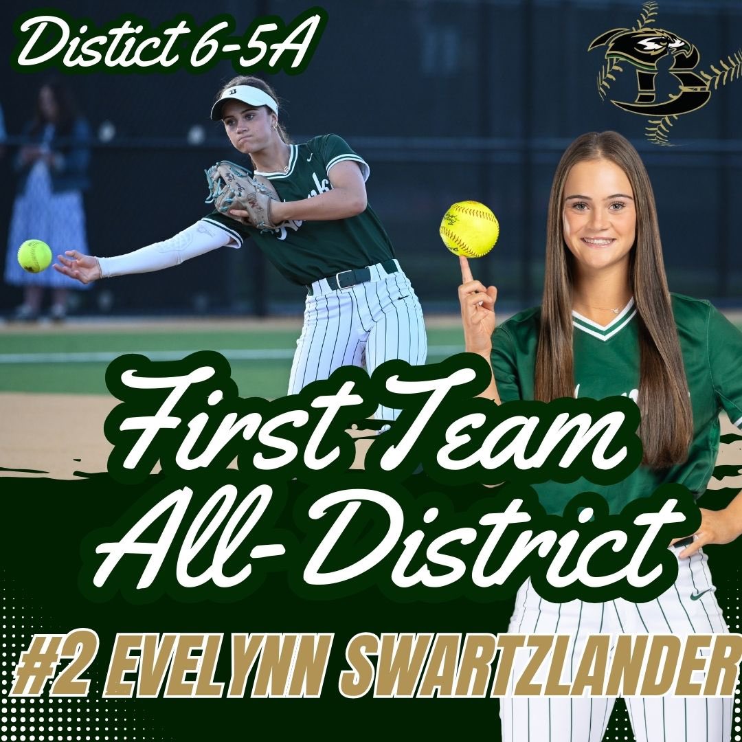 First Team All-District! Congratulations Victoria, Riley, and Evelynn!