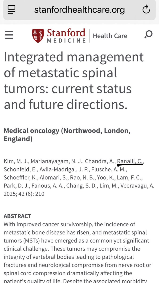 Carlotta (@carlottaranall) on Twitter photo Beyond grateful to be on of the authors of this amazing article.
Never in my life would I have imagined seeing my name alongside Prof <a href="/MichaelLimMD/">Michael Lim, MD</a> , Chairman of Stanford Neurosurgery, Dr <a href="/AnandMed/">Anand Veeravagu, MD</a>, and Dr <a href="/chandraankush/">Ankush Chandra, MD, MS</a> . A heartfelt thank you to my mentor <a href="/Jun_kiim/">Jun Kim</a>. Beyond grateful to be on of the authors of this amazing article.
Never in my life would I have imagined seeing my name alongside Prof <a href="/MichaelLimMD/">Michael Lim, MD</a> , Chairman of Stanford Neurosurgery, Dr <a href="/AnandMed/">Anand Veeravagu, MD</a>, and Dr <a href="/chandraankush/">Ankush Chandra, MD, MS</a> . A heartfelt thank you to my mentor <a href="/Jun_kiim/">Jun Kim</a>.