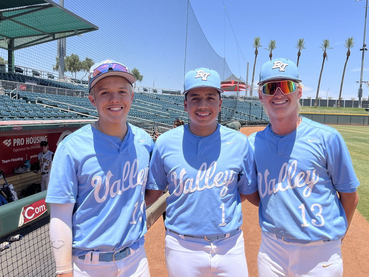 Jackson Fellens, Marqelo Douglas, and Carter Reitz put on the DV jersey one more time and helped the 4A North All Star team to a 3-2 victory today!!! #TakeFlightDV