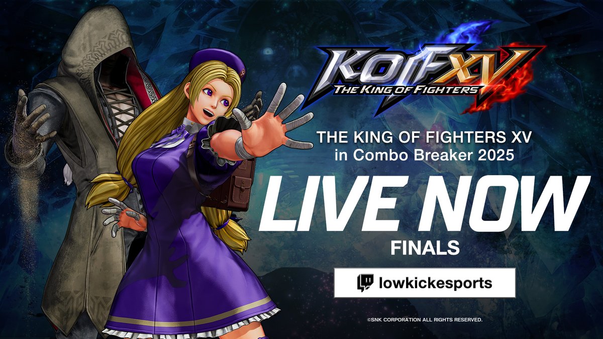 It’s not over yet! Next up: THE KING OF FIGHTERS XV - TOP 8 at Combo Breaker 2025! The stakes are high, and every set counts towards qualifying the SWC 2025.

📺 Catch the stream: 
🟣 twitch.tv/lowkickesports

#KOFXV #SWC2025 #CB2025