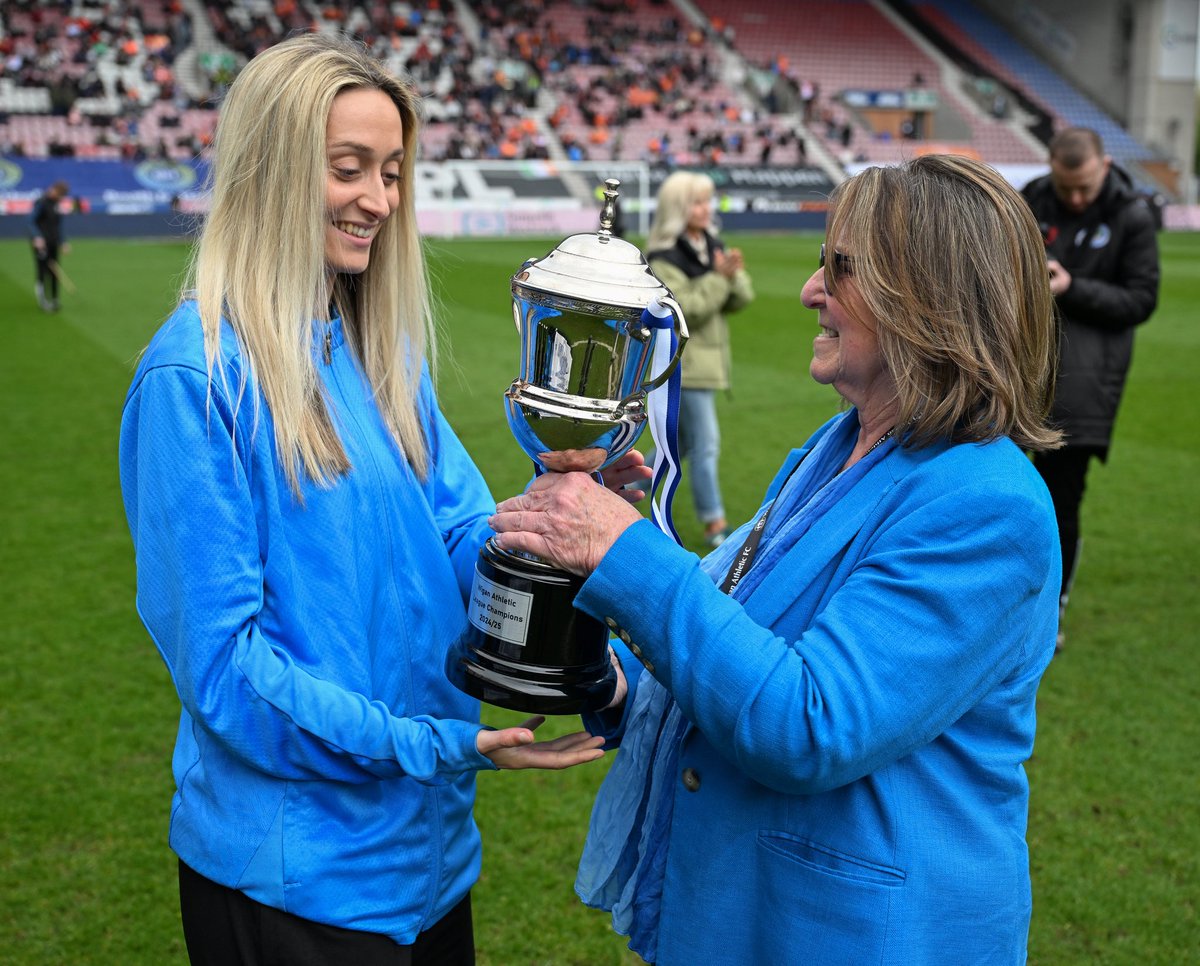 Abbie Moore (@abbiemoore_4) on Twitter photo Unbeaten in the league 24/25. Thank you for all your support this season!! ๐<a href="/Latics_Women/">Wigan Athletic Women</a> #wafc Unbeaten in the league 24/25. Thank you for all your support this season!! ๐<a href="/Latics_Women/">Wigan Athletic Women</a> #wafc