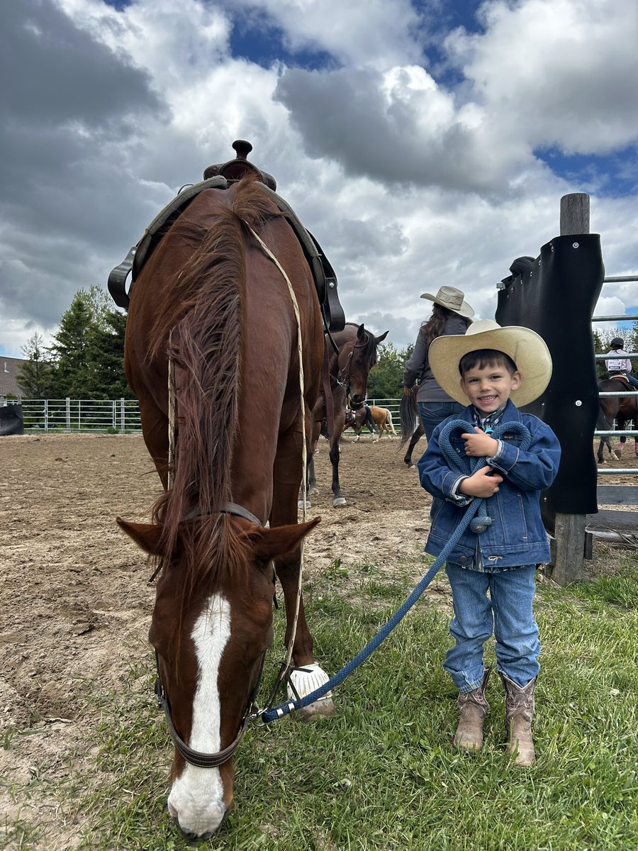 Rookie season of little buckaroo rodeo complete and Blake is taking home some hardware!
