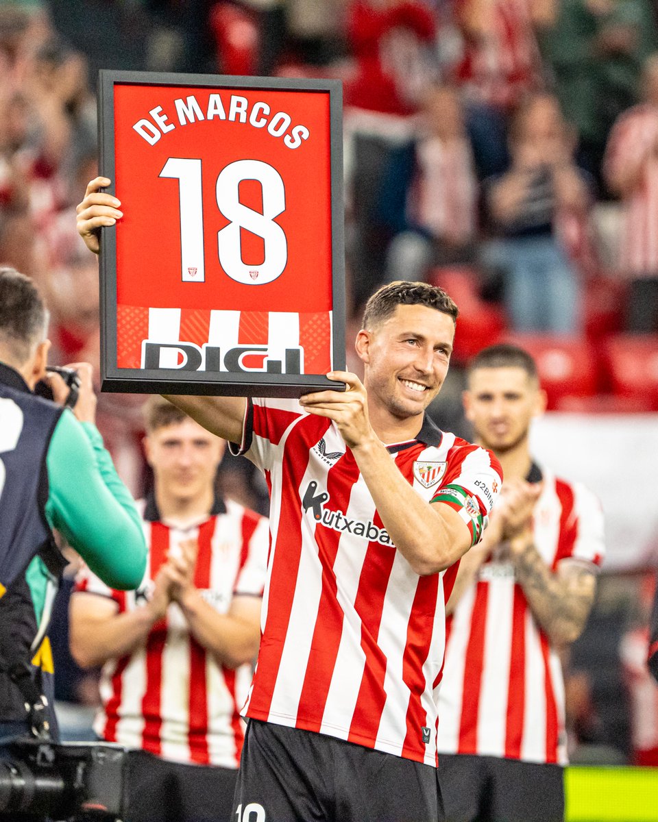 ❤️ 𝗢𝘀𝗰𝗮𝗿 𝗱𝗲 𝗠𝗮𝗿𝗰𝗼𝘀 jauna.

#MilaEskerDeMarcos #AthleticClub 🦁