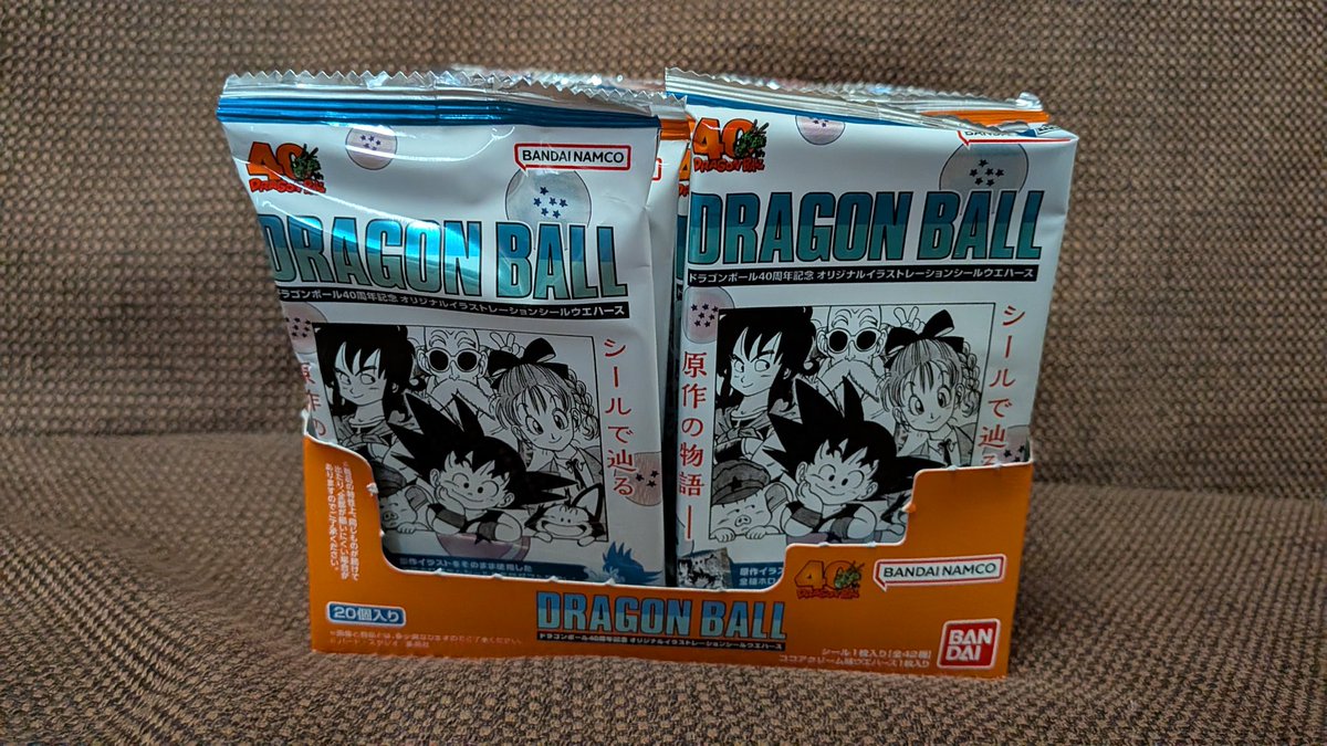 ドラゴンボール 40周年記念 シールウエハース フルコンプリートセット ドラゴンボール40周年記念 オリジナルイラストレーション シール
