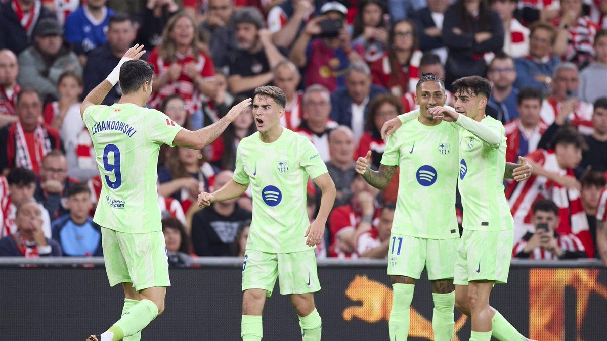 FC Barcelona vence 3-0 al Athletic Club en partido oficial madridactual.es/8033800-futbol…