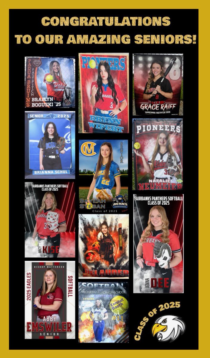 Lots of graduations the past couple weekends and a couple more to go. Proud of these kids and ready to give it a final run here in a couple of weeks. Some still fighting their way in state tournaments but ready to hit the field in two weeks!