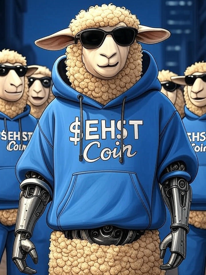 blackn3x's tweet photo. #EHST isn’t just a coin.
    It’s a sheep that sees the moon as its pasture. 🌕
    Join the smartest herd in the crypto space! Be ready Monday 8pm ! Letz push it #ToTheMoon 
    🐑🚀 #JoinTheFlock https://t.co/2mGE9Thelb