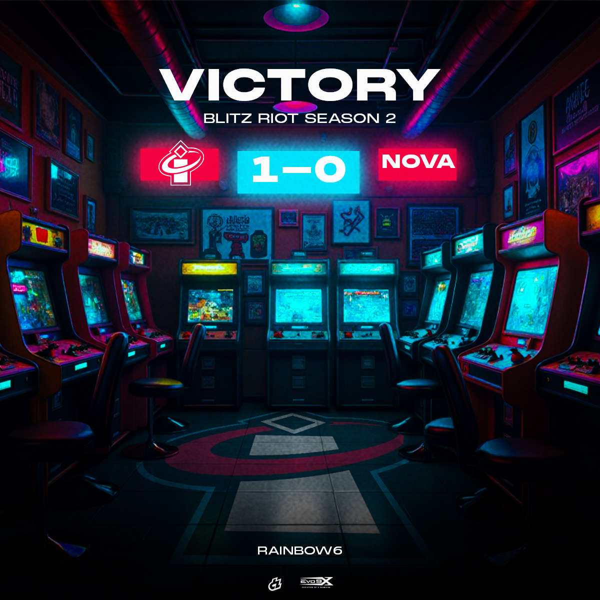 🥸 VICTORY | Rainbow6 

I think they were scared of our new R6 roster.. 

With that being said, we are now 1-0 in the Blitz Riot!

🏆 <a href="/BLITZ_Rainbow6/">BLITZ R6</a> Riot Season 2 
📋Win by forfeit
🆚 #NOVA

#INTLWithin | #INTLVictory