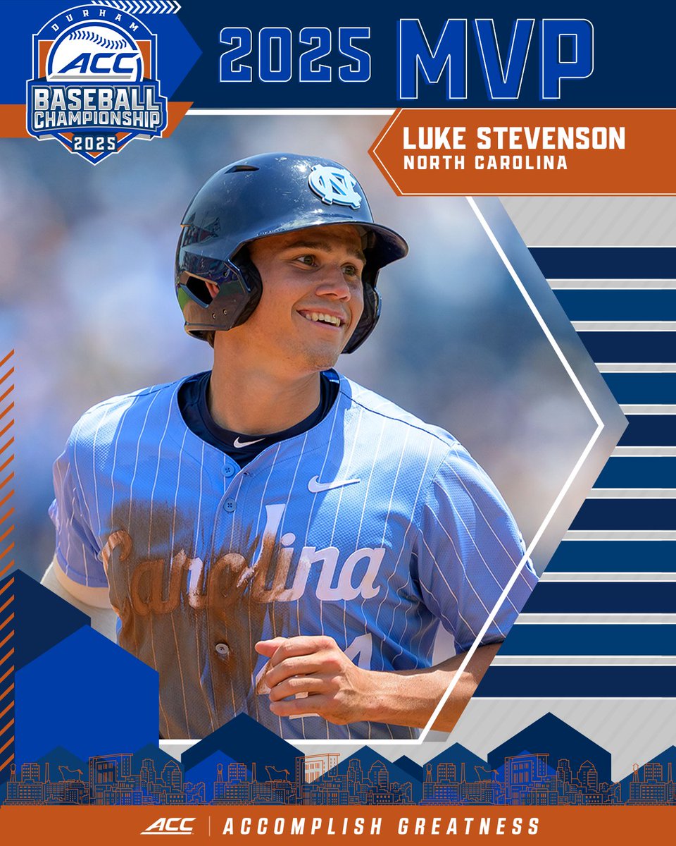 ACCBaseball's tweet photo. Congratulations to the 2025 ACC Baseball All-Tournament Team! 🏆 https://t.co/btmiU3GTto