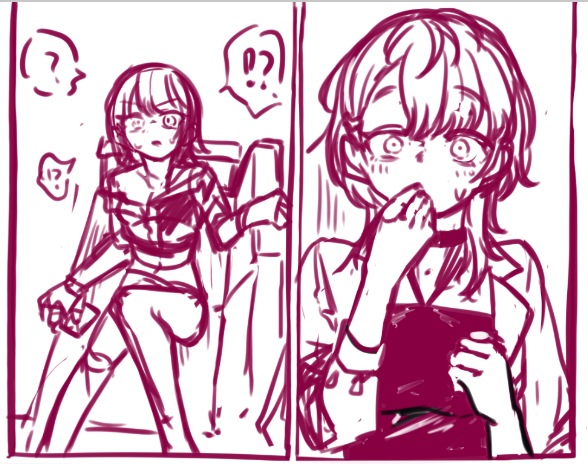 軽く1枚絵にするつもりがなんか9pくらいある漫画になった 助けて 