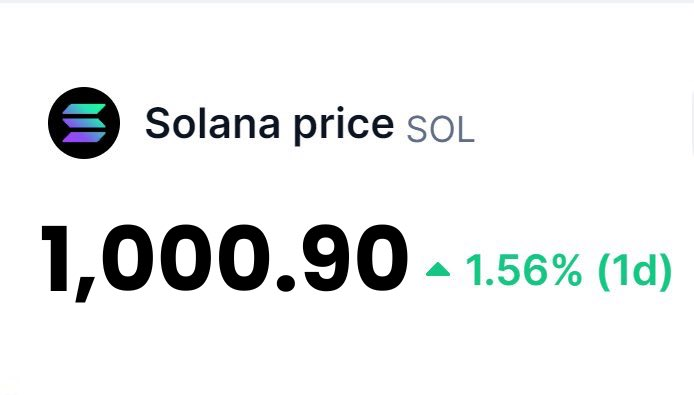 solana_dust's tweet photo. When $SOL at $1000? 

Better claim your free SOL before it takes off.

Go hit up @solana_dust 🧹 https://t.co/h1IVp9i2wL