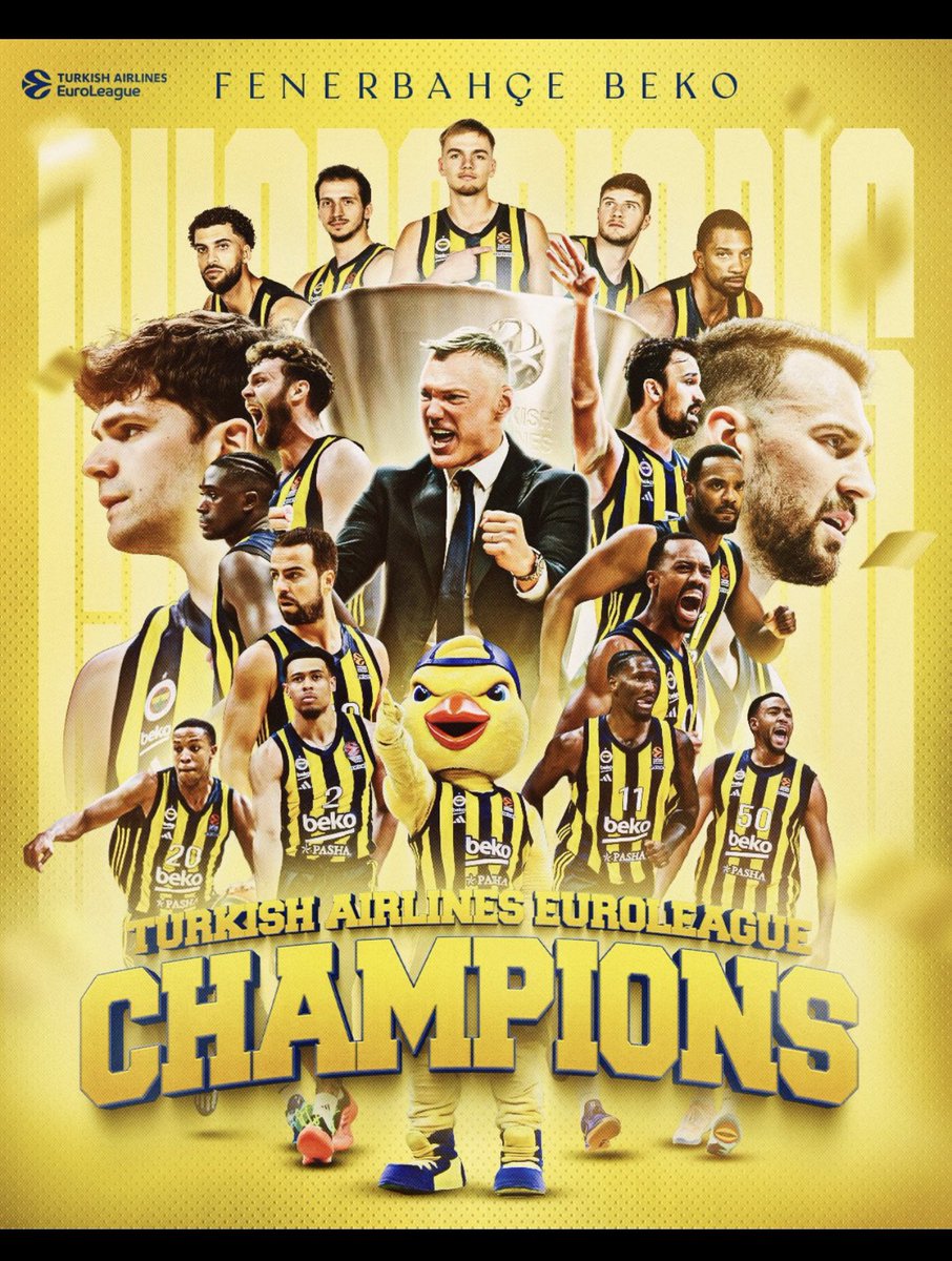 #FenerbahceBeko Avrupa Şampiyonu 🏆