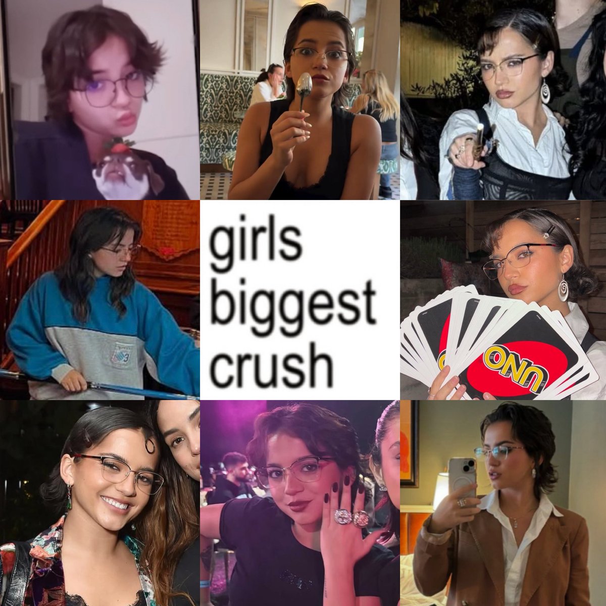 isabela merced with glasses