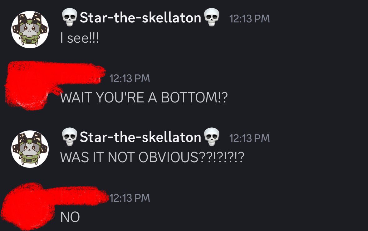 Real conversation I had with a friend today… so this may explain some things about my smug drawings….