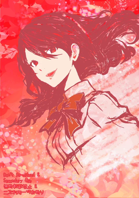美鶴先輩。筆ペン画と筆ペン抜きver Mitsuru Kirijo, Only or Without brushpen ver. #Persona3Reload #ペルソナ3リロード #Persona3 #ペルソナ3 #MitsuruKirijo #brushpen #筆ペン画
