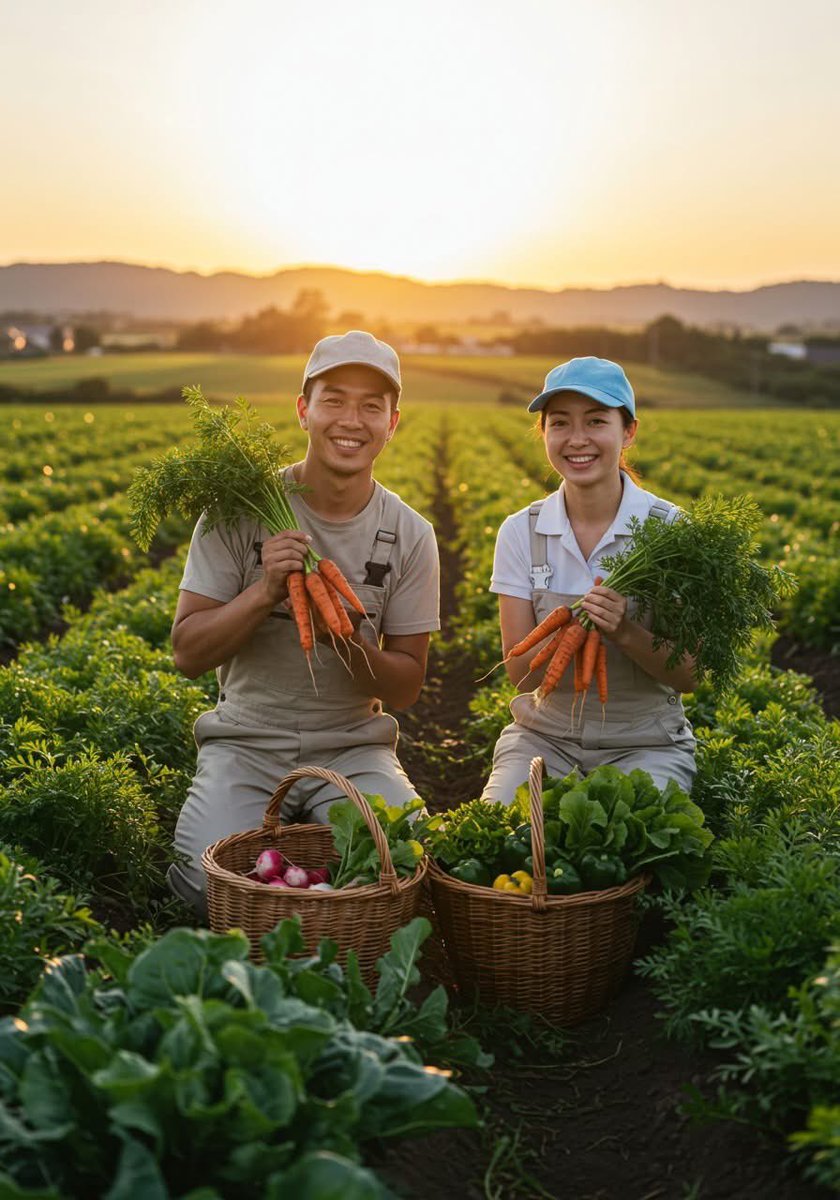 We grow food, but more than that—we grow hope 🌱 Fresh vegetables from our soil to your table, thanks to every hardworking farmer.