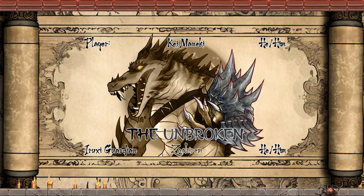 Evermore_VT's tweet image. Im kidding because we save the best for last 

We got @KeiManeki 

Kei will be playing The Unbroken, Zashirem