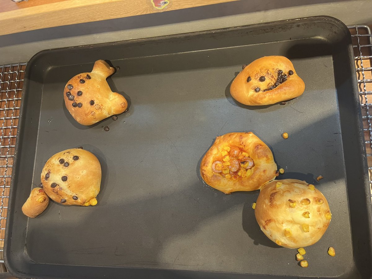 娘と作った手作りパン🥐