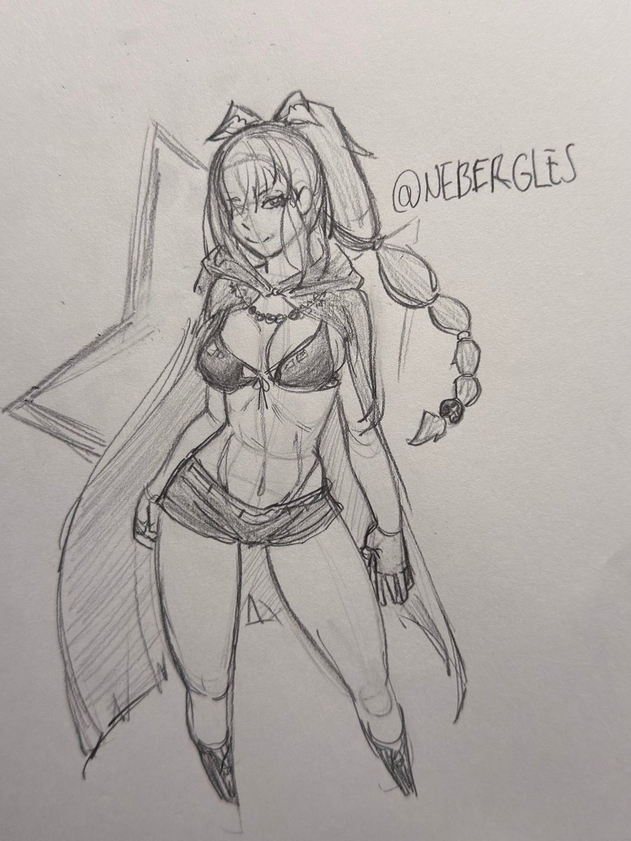 Rough Sketch of Shaula, from Re:Zero

She's very pretty