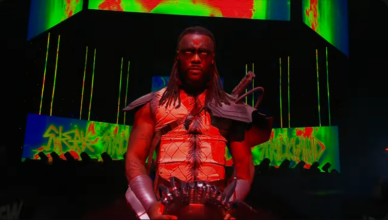 JJ Williams (@jjwilliamswon) on Twitter photo Big Swerve ready to hunt. 
#AEWDoN Big Swerve ready to hunt. 
#AEWDoN