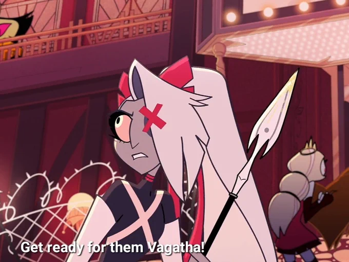 I'm bored. Can we talk about the fact that during the whole final battle, Charlie was always on the look out for where Vaggie was going to go and followed her around so that she could protect her?+