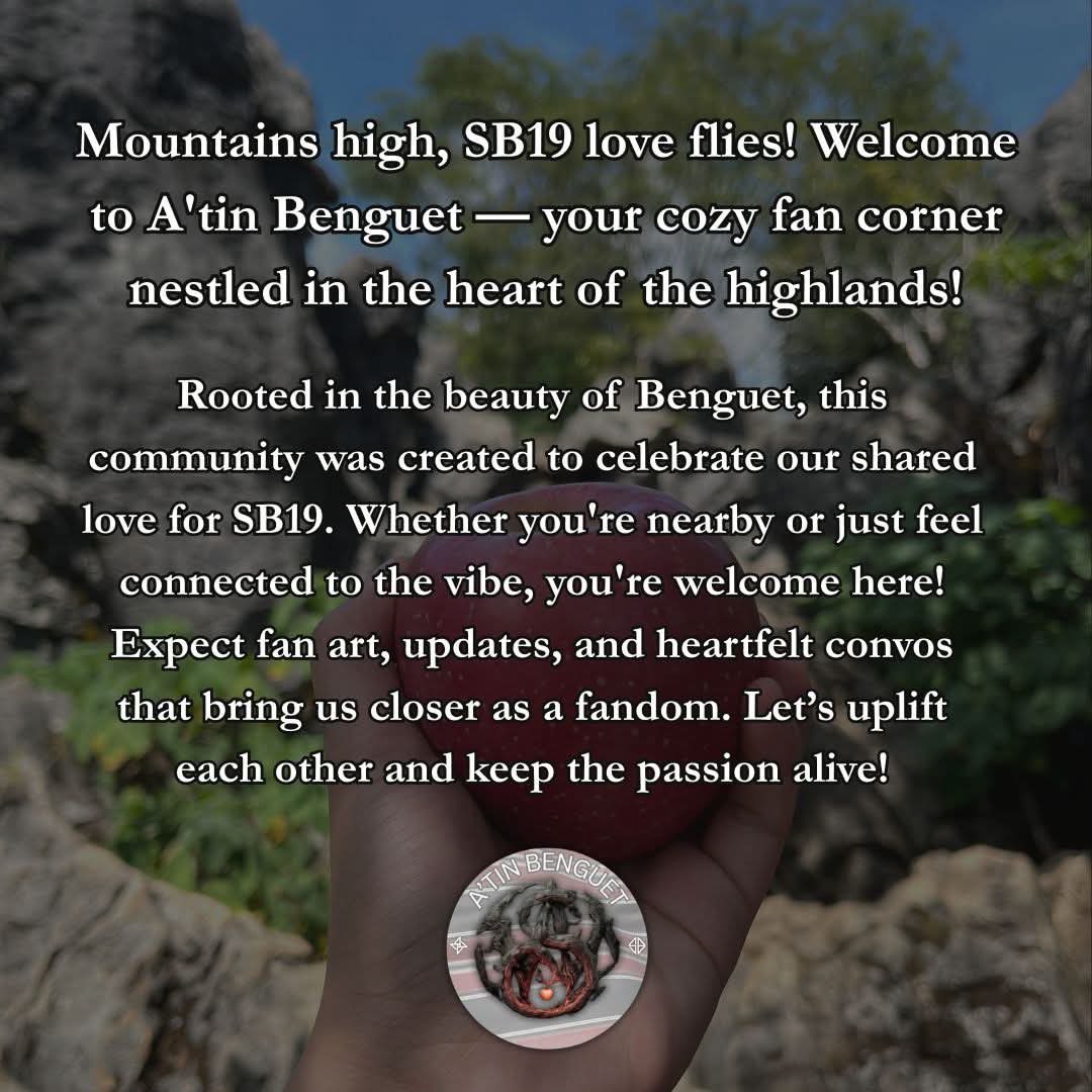 Eto na ang simula ng kwento natin. Sa simula at wakas, sama-sama tayong A’tin.

 #AtinBenguet 
 #AngSimula #Ppop
<a href="/SB19Official/">SB19 Official</a> #SB19