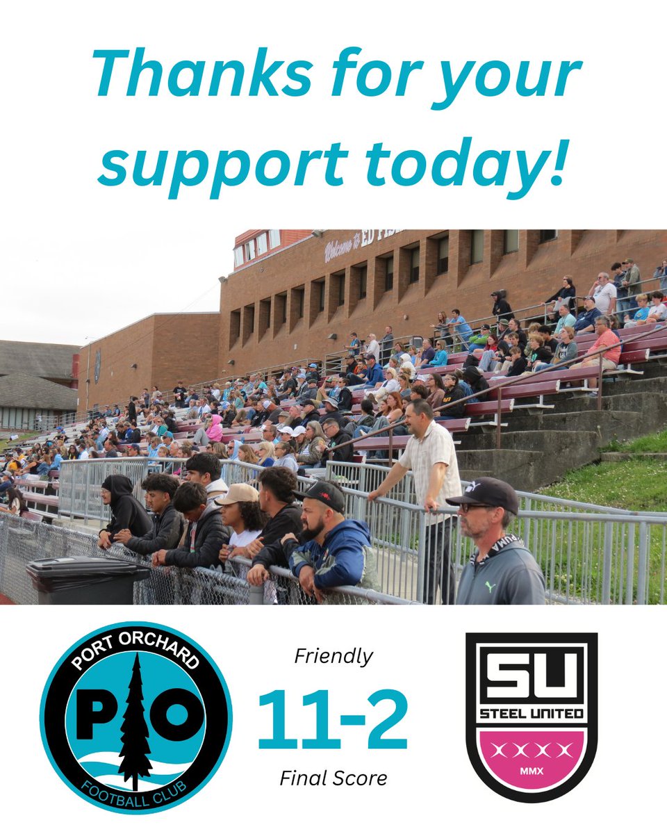 gopofc's tweet photo. A home opener crowd watched POFC go OFF with 11 goals. #LetsGoPO https://t.co/NOWqkaVCKr