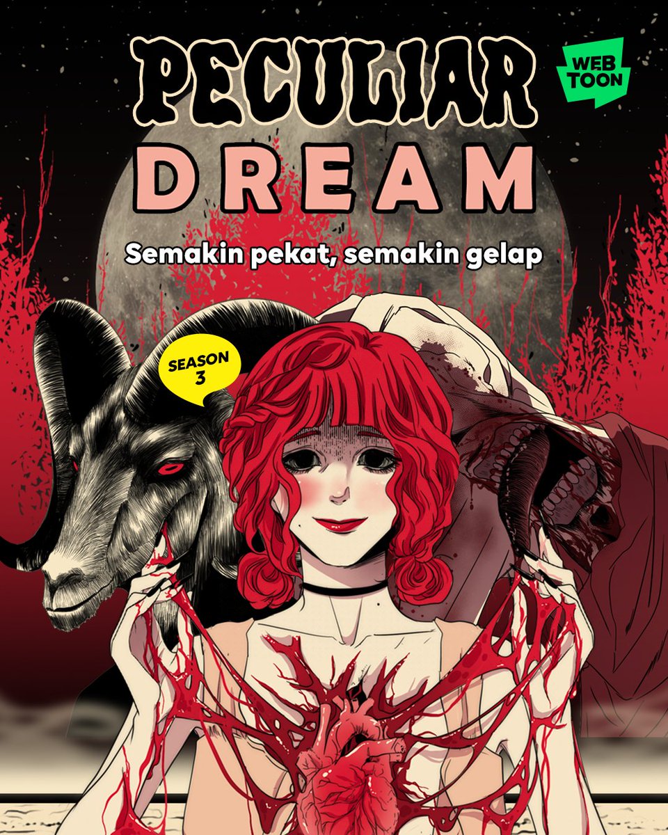 Kisah-kisah aneh yang membuatmu tak nyaman ini... akan semakin menghantuimu mulai sekarang! Berani baca? 🤡

➡️webtoons.onelink.me/Jzmu/peaohoax

Masuk season 3! Baca WEBTOON lokal 'Peculiar Dream' hanya di #WEBTOONID #PeculiarDreamWebtoon