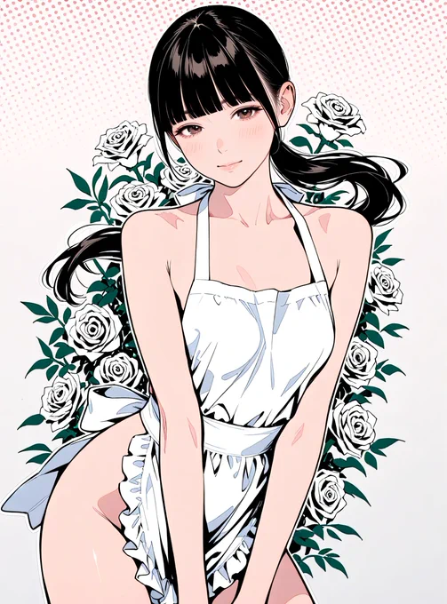 #白いワンピースさん