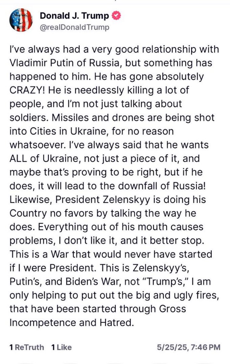 Didn’t Ukraine just try to assassinate him?