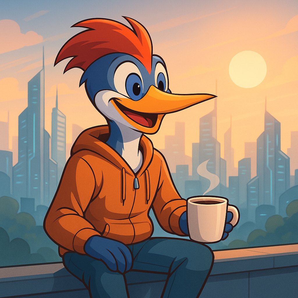 Good morning, community!
It’s Monday, but our bird is already up with a hot coffee ☕
Let’s kick off the week with good vibes and full energy!

Like, Share &amp; Repost — let’s make some noise on-chain!
PS: If it’s Monday… let’s be legendary, not sleepy.

#WOODY_EX  #MultiversX