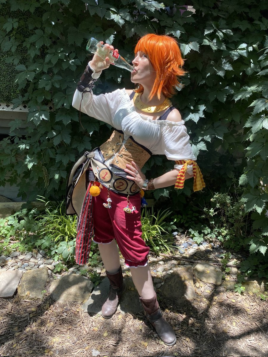 MarianneDHobbit's tweet photo. Went to Scarborough Faire today with @KateZerbian for her birthday and cosplayed as the Thousand Sunny and Going Merry (aka the One Piece ships).
T'were a grand ole time! We even met another ship! https://t.co/odm7dk2kW6