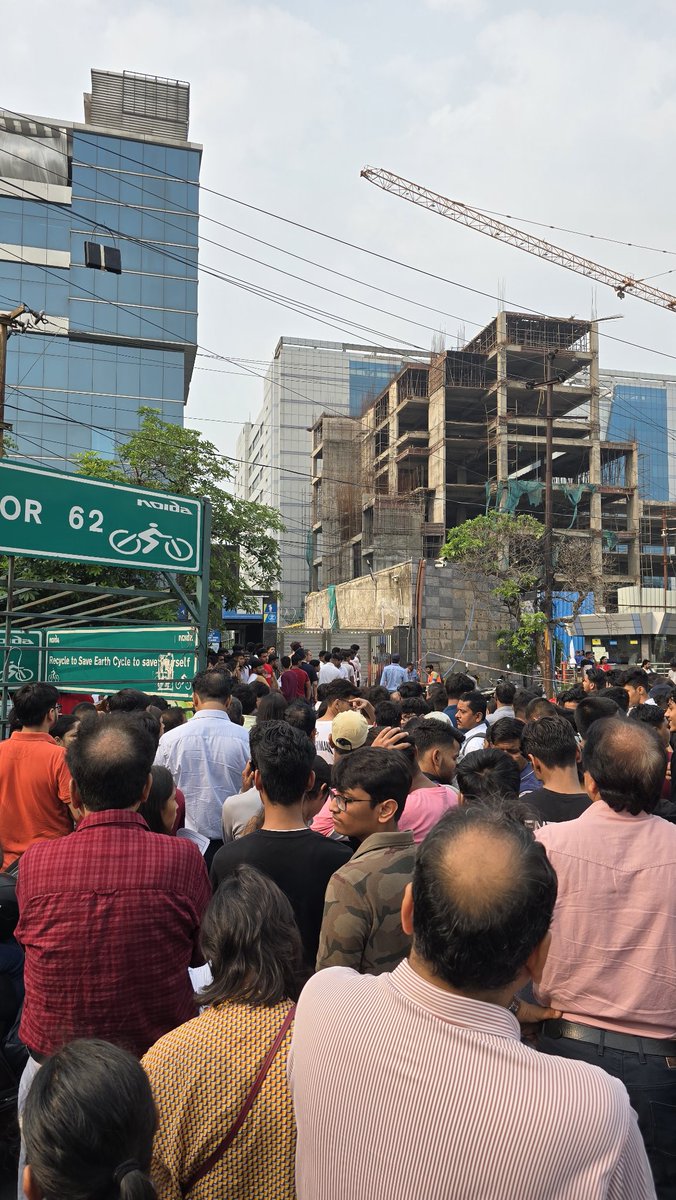 BITSAT exam all india centres are having technical issue, students r standing outside in scorching heat last 1 hour, how cn u expect good performance in exam hv some sensitivity BITs management. <a href="/bitspilaniindia/">BITS Pilani</a> <a href="/PMOIndia/">PMO India</a> <a href="/iitmadras/">IIT Madras</a> <a href="/iitbombay/">IIT Bombay</a> it's Noida centre <a href="/narendramodi_in/">narendramodi_in</a>