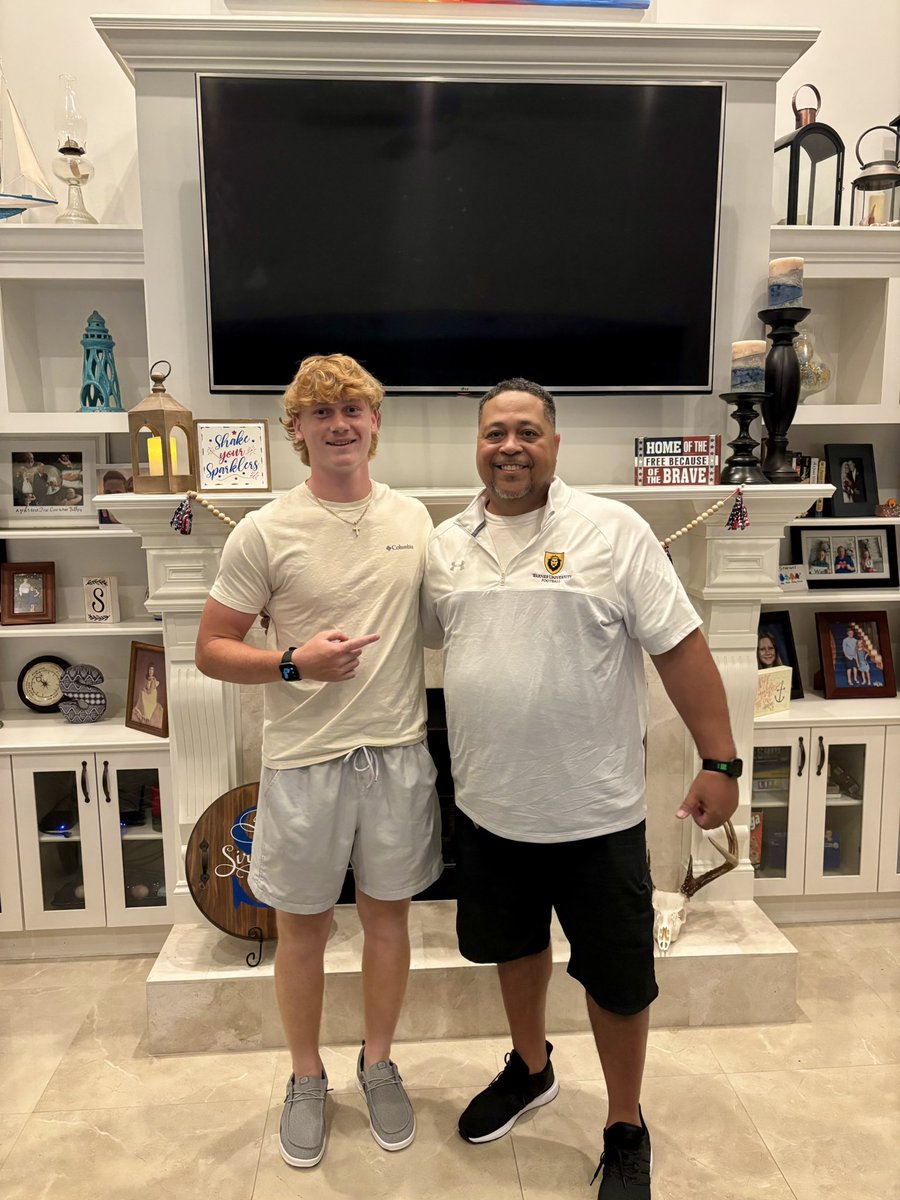 Thank you <a href="/CoachJoeNieves/">Coach Joe Nieves</a> for the home visit yesterday! It was great to talk to you and learn more about your program! <a href="/cotero1976/">Chris Otero</a> <a href="/DChipoletti/">Derek Chipoletti</a> <a href="/CoachMac8740/">Coach Mac</a> <a href="/FIHSFOOTBALL/">Fleming Island Football 🦅</a> <a href="/FIEagleSports/">FI Eagle Athletics</a> <a href="/oneclaysports/">Clay County Athletics</a> <a href="/4thDownU/">4th Down University™️</a>