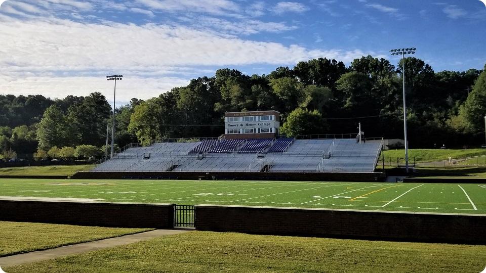 CFB Home (@cfbhome) on Twitter photo Stadium of the Night ๐
๐๏ธ Fred Selfe Stadium
โ๏ธ Capacity 5,500
๐ Emory, Virginia
Home of <a href="/EmoryHenry_FB/">E&H Football</a>
Last 2 photos by <a href="/D2Football/">D2Football</a> Stadium of the Night ๐
๐๏ธ Fred Selfe Stadium
โ๏ธ Capacity 5,500
๐ Emory, Virginia
Home of <a href="/EmoryHenry_FB/">E&H Football</a>
Last 2 photos by <a href="/D2Football/">D2Football</a>