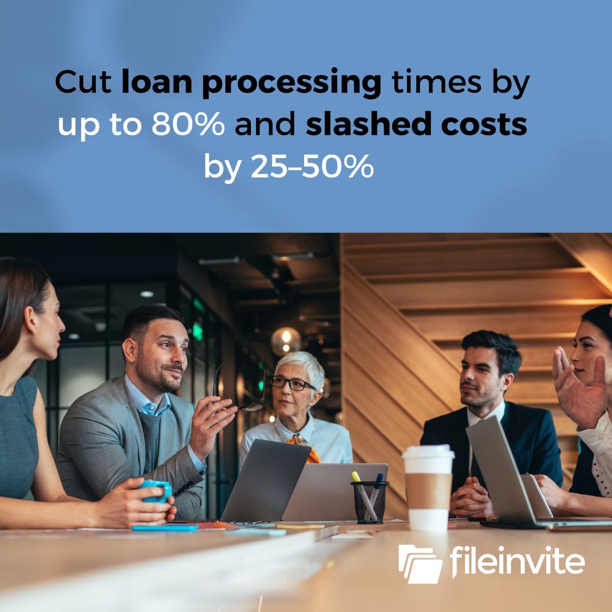 Financial institutions using AI achieve up to 80% faster processing and 25–50% cost savings. FileInvite automates document collection, allowing your team to focus on building member relationships. Let's explore more! #Automation hubs.ly/Q03p2whz0