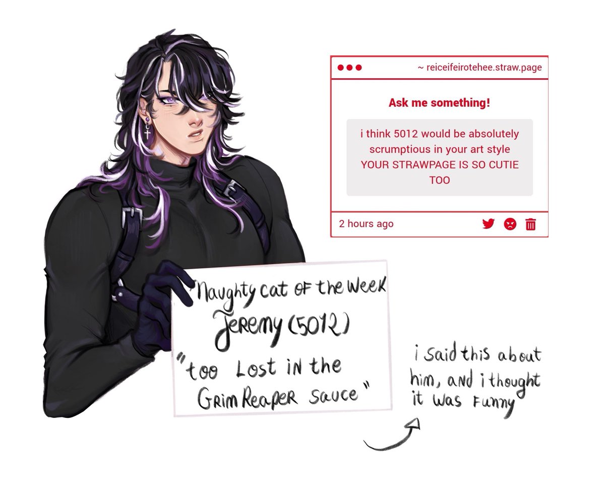 ReiCeifeiro's tweet photo. He is still as hard to draw as I remember him to be, i have drawn him two times before the first drawing is… something (i will link the two other drawings) thanks for liking my strawpage! i was a bit limited because it didn’t want to let me upload images 😅. https://t.co/qiyKOnfxod
