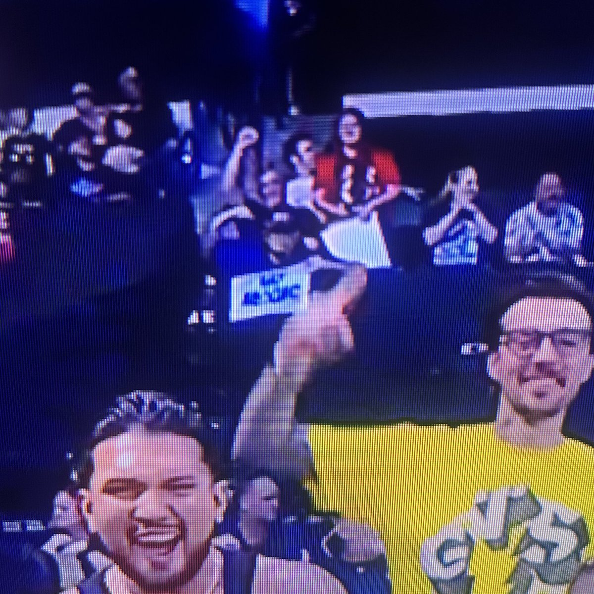 jsthollywood407's tweet photo. MAGIC FANS WE MADE IT ON TV FOR SATURDAY NIGHTS MAIN EVENT! 
U KNOW I HAD TO REPRESENT !
Yall see the vibe, GO MAGIC! 
#everybodyin #SaturdayNightsMainEvent https://t.co/ZA0w20PyWa