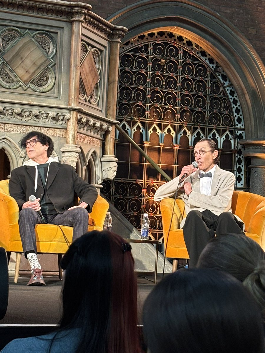I saw <a href="/sparksofficial/">S P A R K S</a> at <a href="/UnionChapelUK/">Union Chapel London</a> and got to ask them how they fortify themselves when times are hard! My whole year has been made.