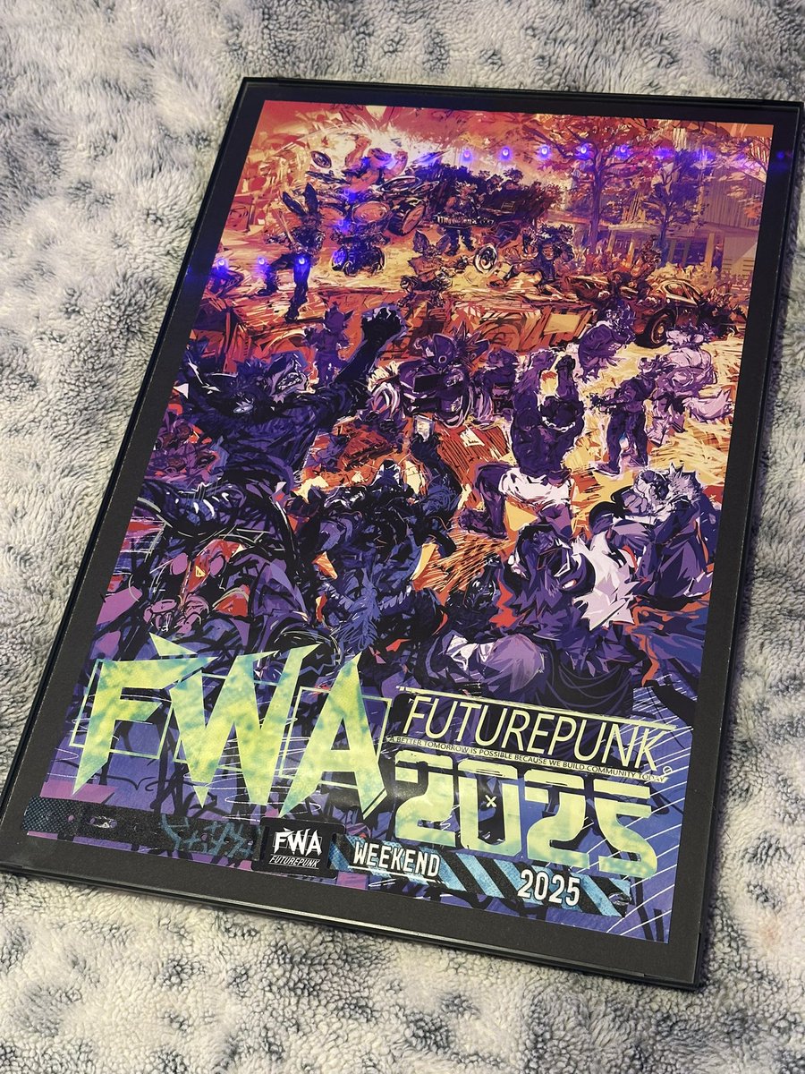 Framed and ready to go up on the wall ✨ 

I have all my convention badges from 13 years of going, but only recently started keeping posters/books