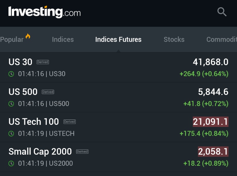 🚨 BREAKING : Futures azionari in rialzo dopo che Trump estende la pausa sui dazi del 50% per l'UE