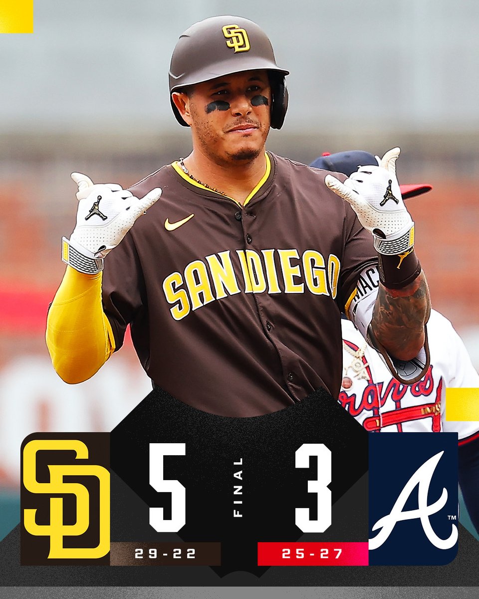 Gavin Sheets, Jake Cronenworth and Manny Machado all homer and the <a href="/Padres/">San Diego Padres</a> take the series in Atlanta.