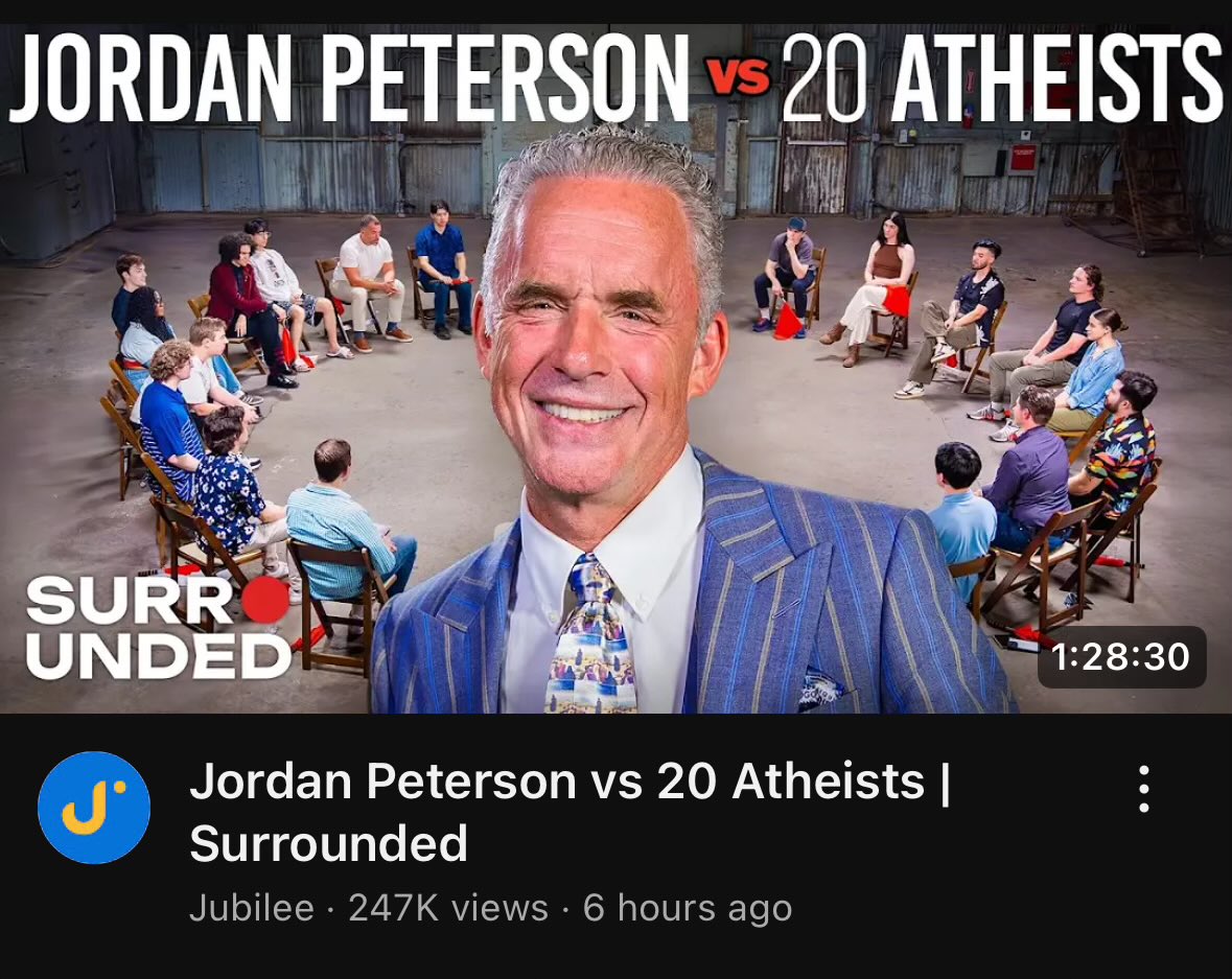An atheist vs 20 atheists? What exactly is being debated here?